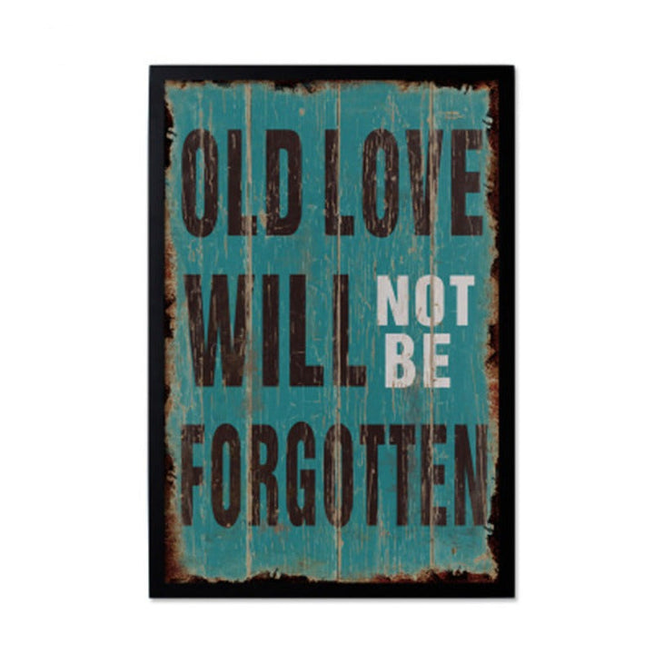 Vintage Europe Posters Love - Canvas Wall Art Painting | Bowlift