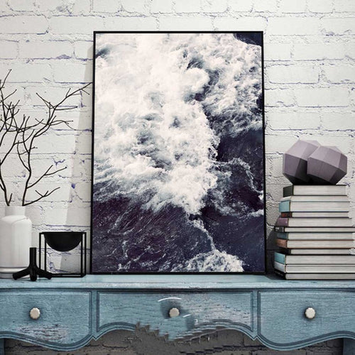 Sea Spray Landscape Nordic - Canvas Wall Art Painting | Bowlift