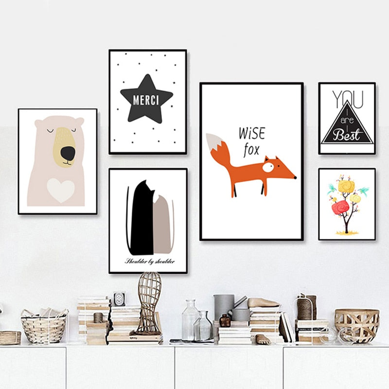 Sweet Nursery - Canvas Wall Art Painting | Bowlift
