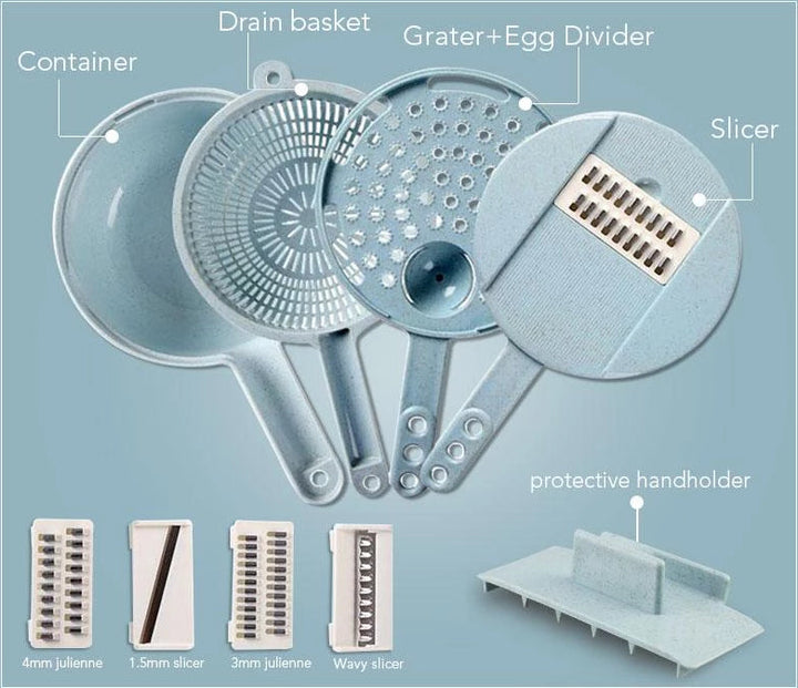 Mandoline 8 in 1 Vegetable Slicer | Bowlift