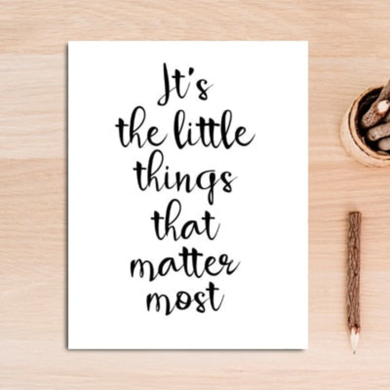 Motivational Life Quote Black White - Canvas Wall Art Painting | Bowlift