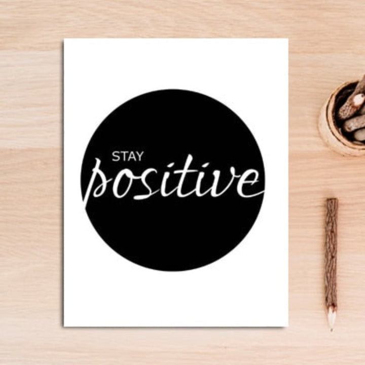 Motivational Life Quote Black White - Canvas Wall Art Painting | Bowlift
