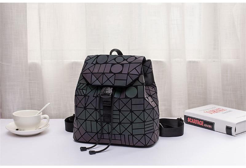 BowLift | Luminous Geometric Backpack Women Bag Backpack