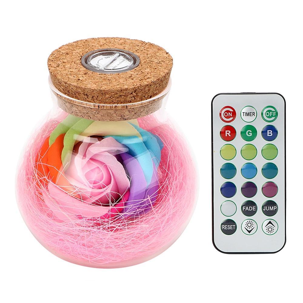Rose Dimmer Lamp with Remote Control | Bowlift