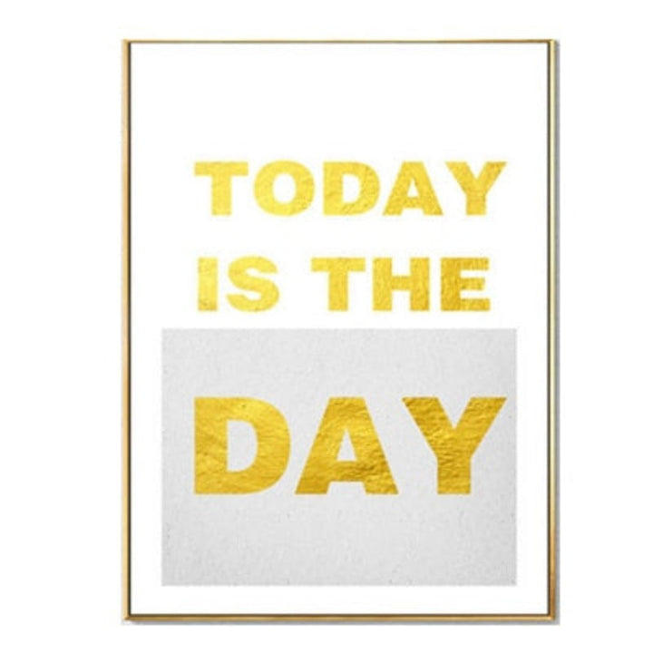 Today Is The Day - Canvas Wall Art Painting | Bowlift