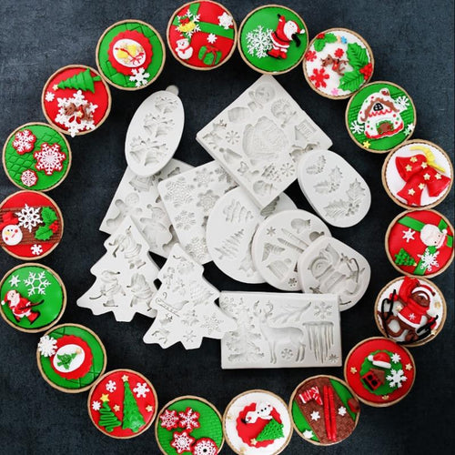 Christmas Silicone Cookie Molds | Bowlift