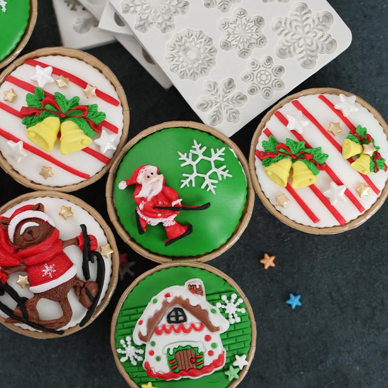 Christmas Silicone Cookie Molds | Bowlift