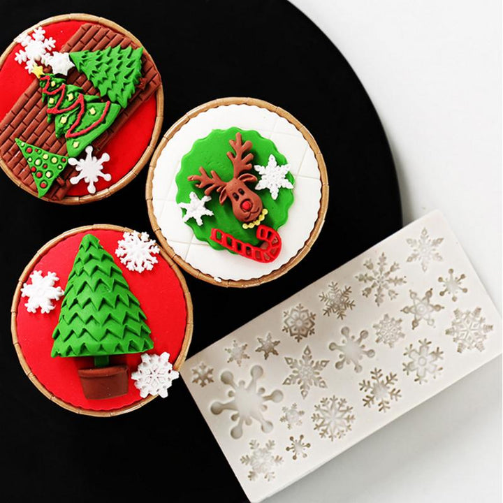 Christmas Silicone Cookie Molds | Bowlift