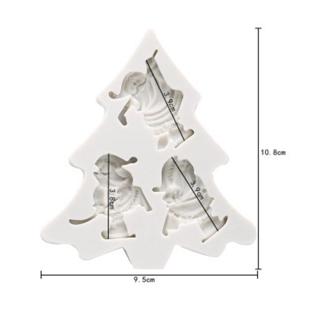Christmas Silicone Cookie Molds | Bowlift