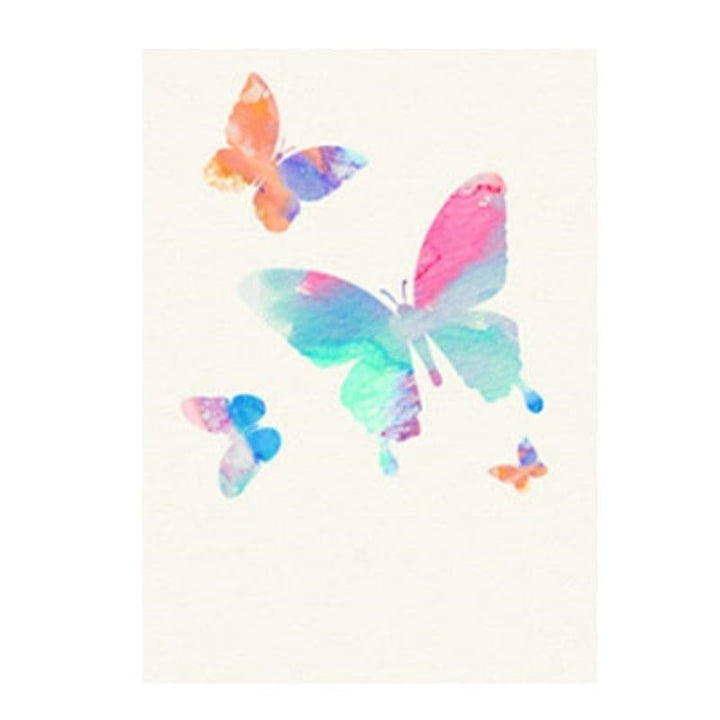 Watercolor Butterfly - Canvas Wall Art Painting | Bowlift