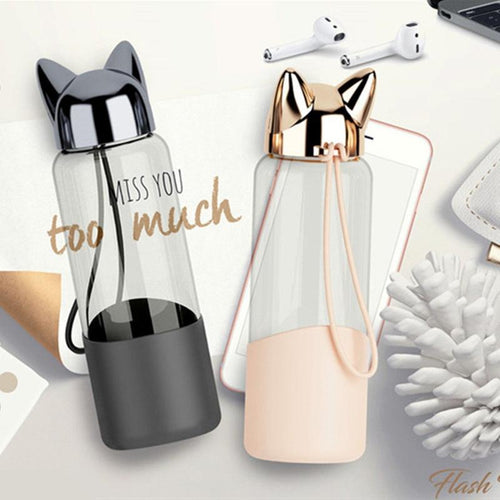 Laia - Cat Ear Portable Water Bottle | Bowlift
