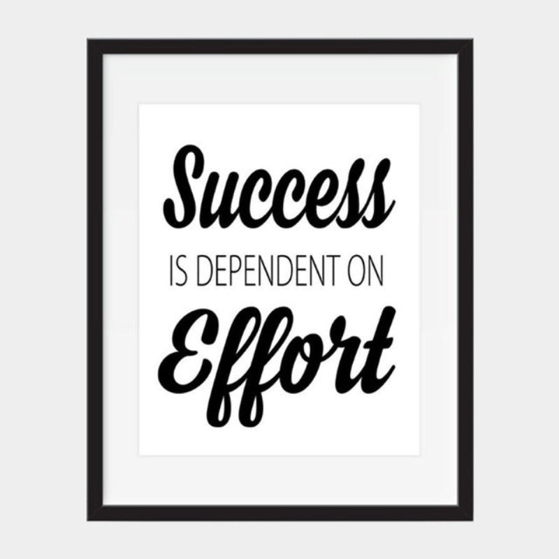 Black & White Nordic Inspiring Life Quotes - Canvas Wall Art Painting | Bowlift