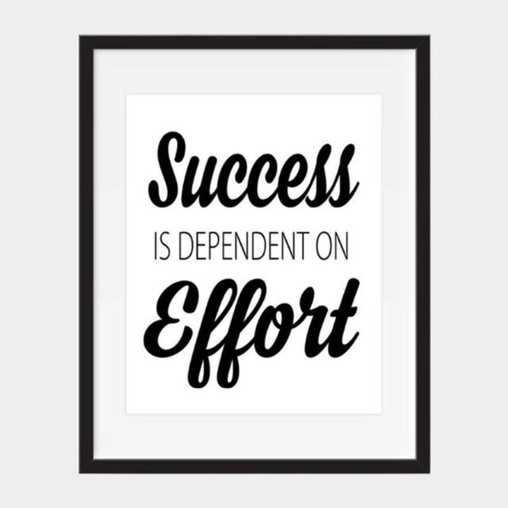 Black & White Nordic Inspiring Life Quotes - Canvas Wall Art Painting | Bowlift