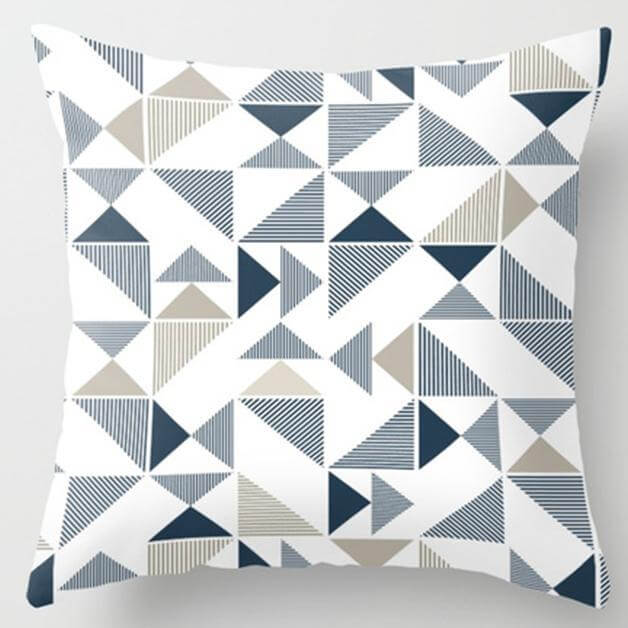 BowLift | Irregular Triangle Pattern Pillow Cases