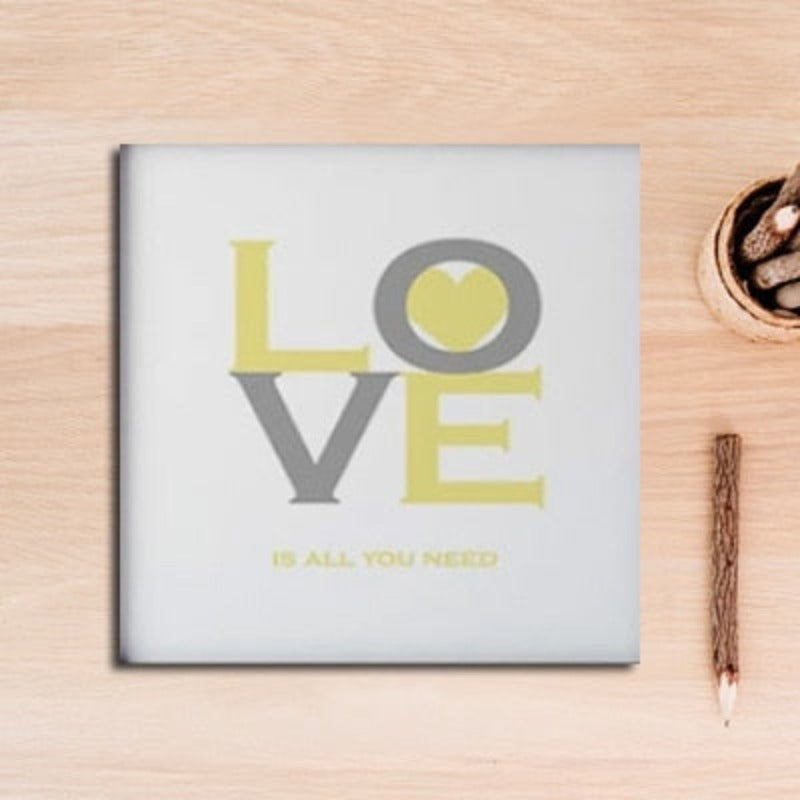 Love Is All You Need Bicycle Poster - Canvas Wall Art Painting | Bowlift