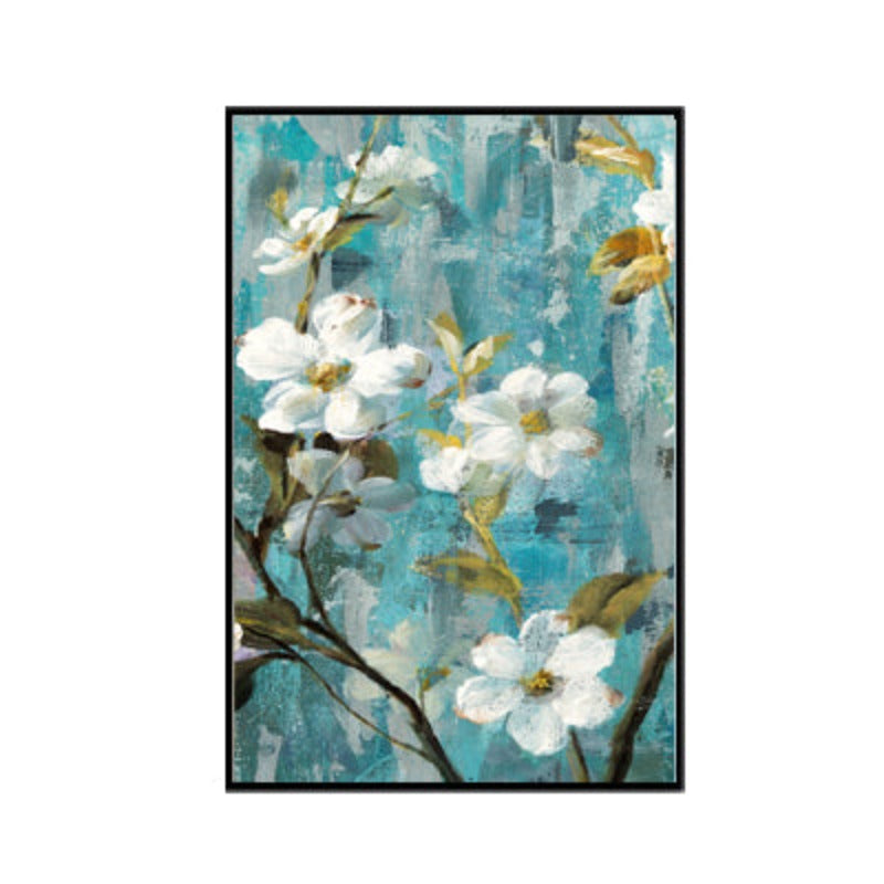 Apple White Flower Pictures - Canvas Wall Art Painting | Bowlift
