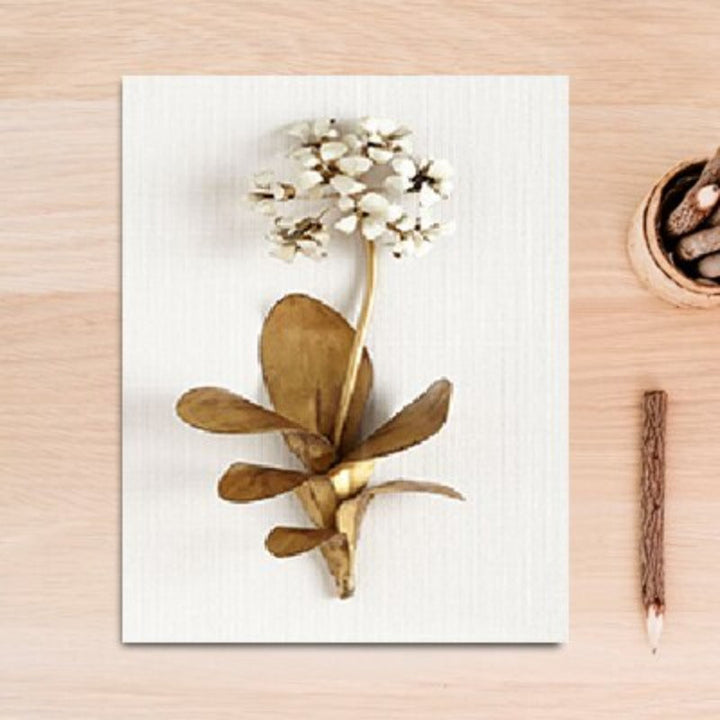 Modern Nordic Leaf Flower Poster - Canvas Wall Art Painting | Bowlift