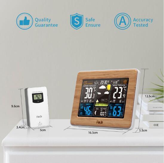 BowLift | Personal Home Weather Station | Wireless Indoor/Outdoor Temperature & Humidity Monitor for Accurate Weather Forecasting