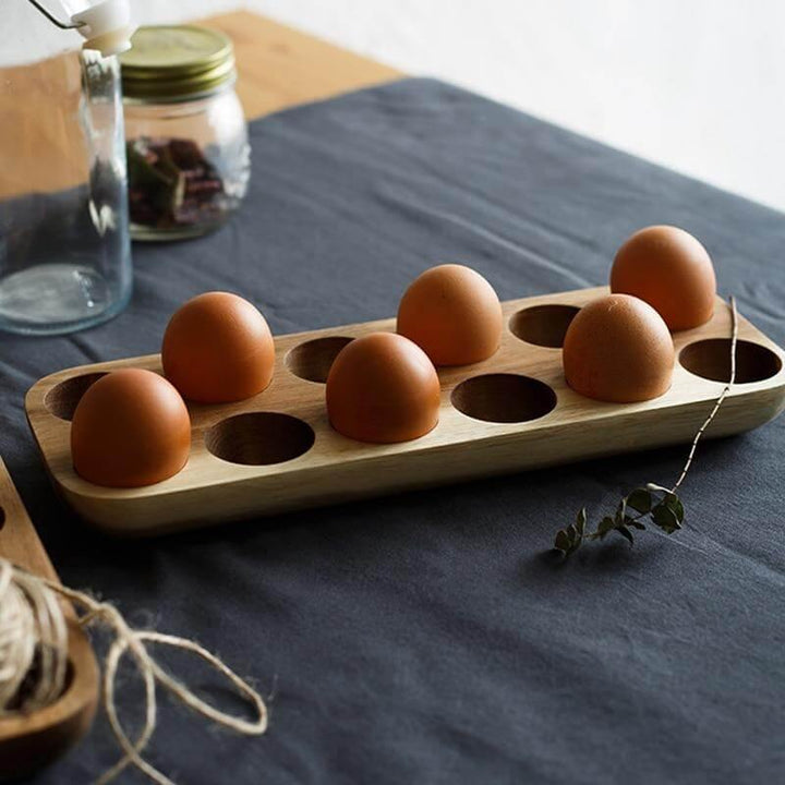 Wooden Japanese Style Egg Storage Box | Bowlift