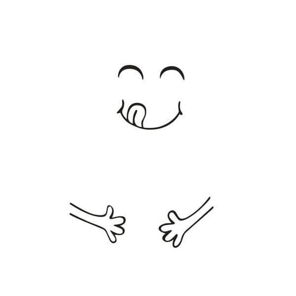 BowLift | Smile Face Yummy Fridge Stickers