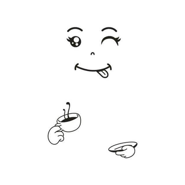 BowLift | Smile Face Yummy Fridge Stickers