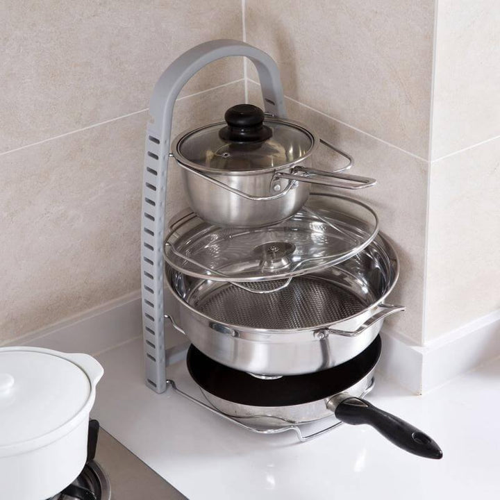 BowLift | Stainless Steel Pot Lid Rack Spoon Holder