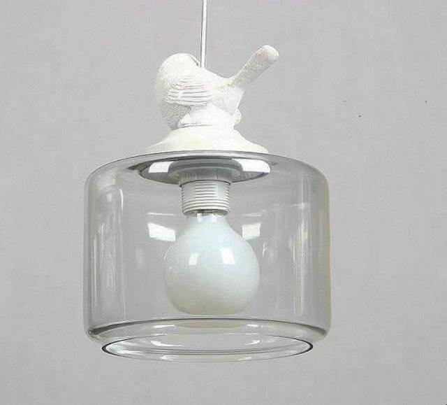 BowLift | Luxury Modern Glass Shade Creative Bird Chandelier Lamp