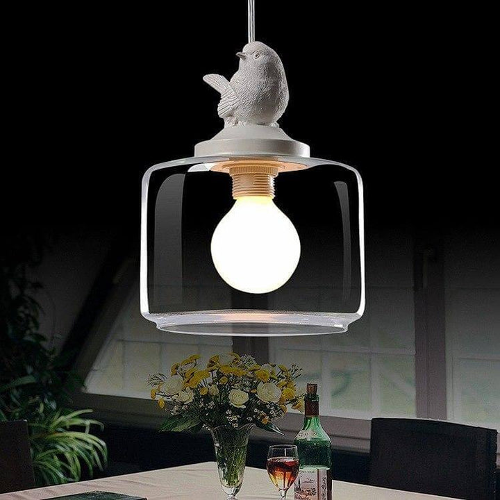 BowLift | Luxury Modern Glass Shade Creative Bird Chandelier Lamp