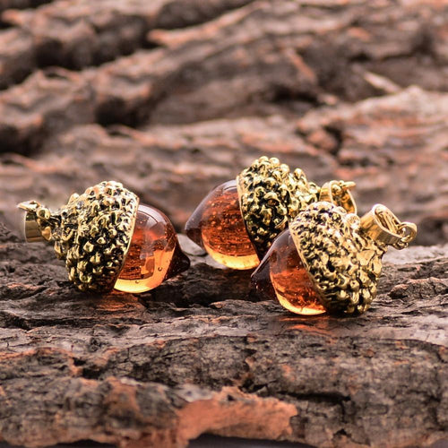 Glass Acorn Necklace | Bowlift