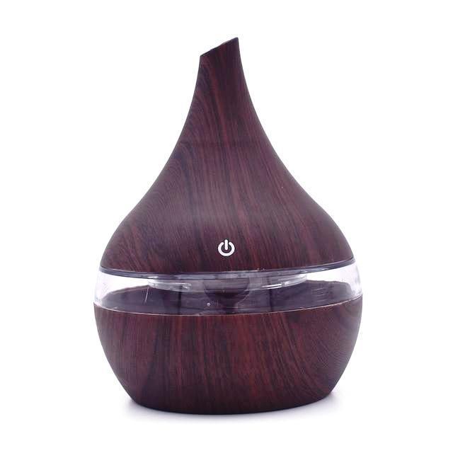 BowLift | Wood Grain Electric Air Humidifier Ultrasonic Essential Oil Diffuser
