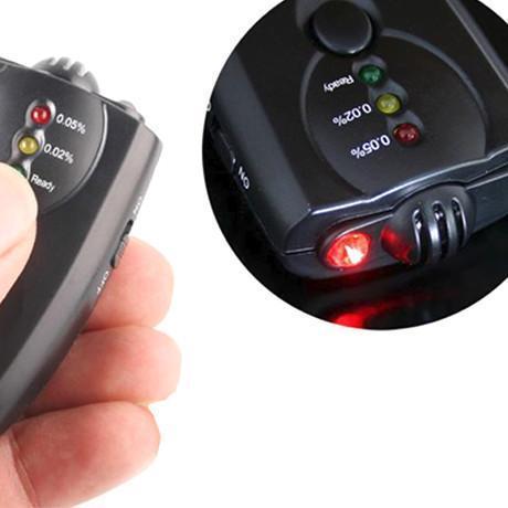 BowLift | Mini Alcohol Breathalyzer with Flashlight and Key Chain