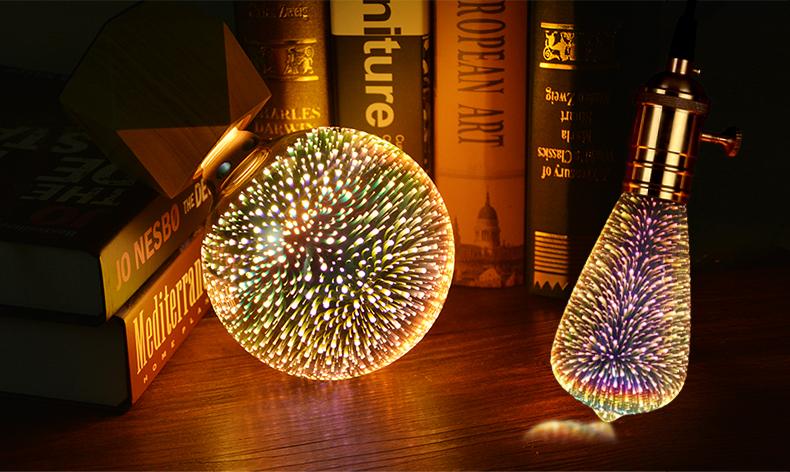 3D LED Holiday Light Bulbs | Bowlift