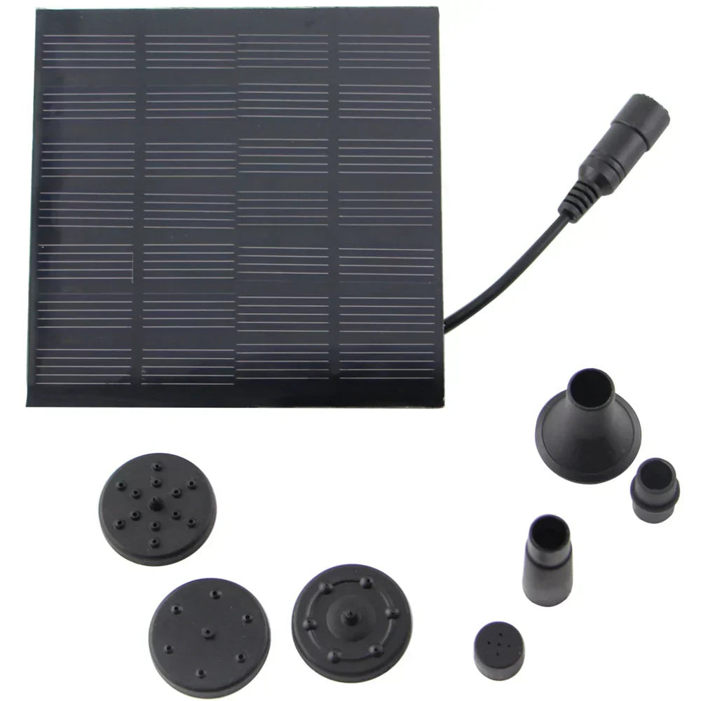 BowLift | Sun Fountain "Sun Fountain" for Pond or Birdbath – With 4 Spray Heads