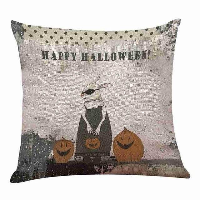 BowLift | Cotton Comfy Pumpkin Printed Halloween Pillow Cases