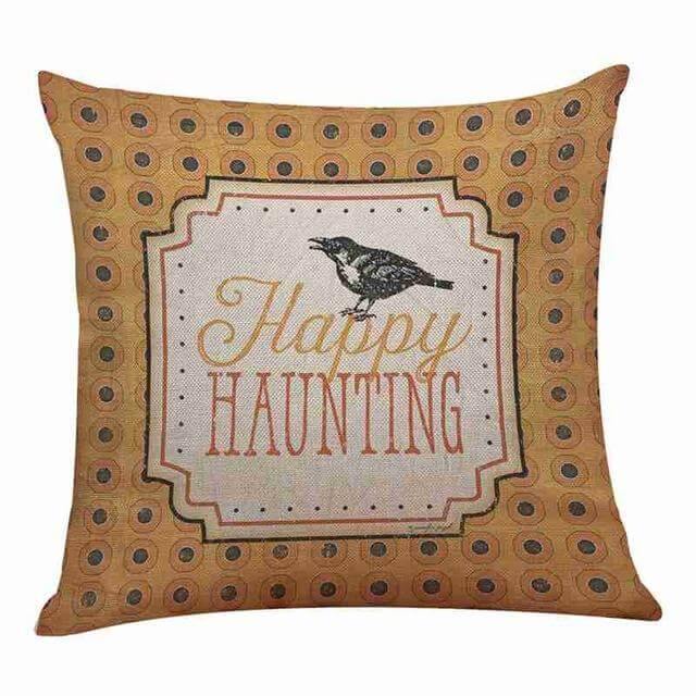 BowLift | Cotton Comfy Pumpkin Printed Halloween Pillow Cases