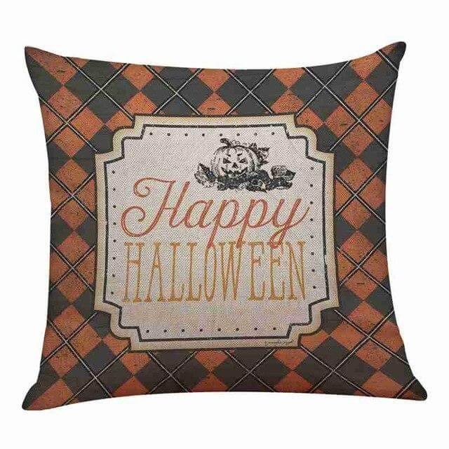 BowLift | Cotton Comfy Pumpkin Printed Halloween Pillow Cases