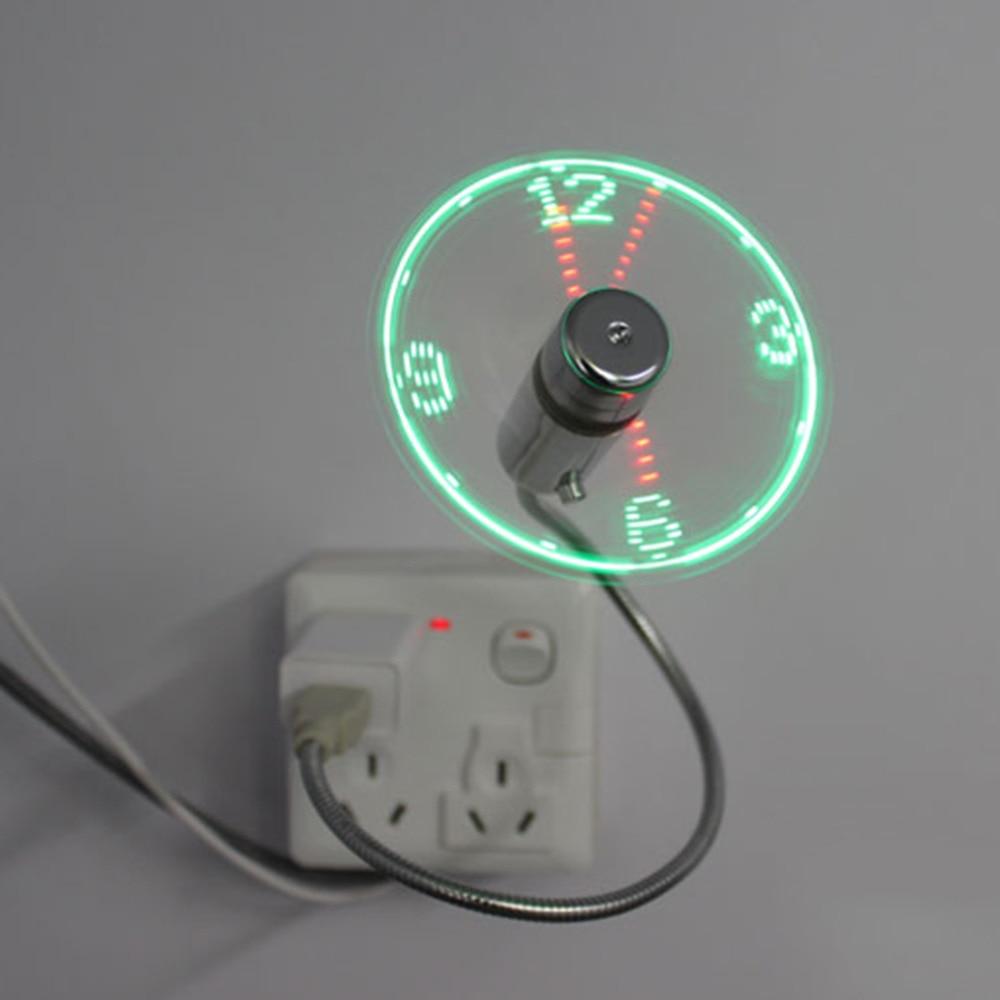 USB Mini Fan with LED Time | Bowlift