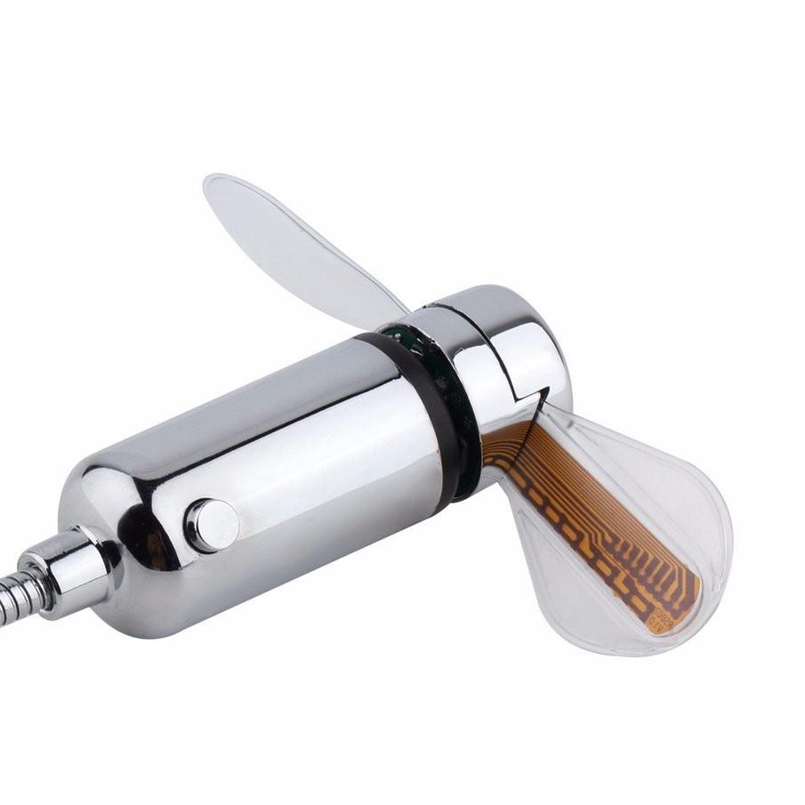 USB Mini Fan with LED Time | Bowlift