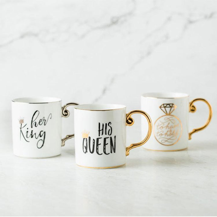 Luxury King & Queen Coffee Mugs | Bowlift