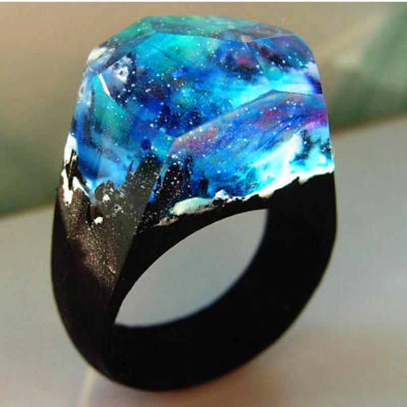 Quanta - Northern Lights Resin Ring | Bowlift