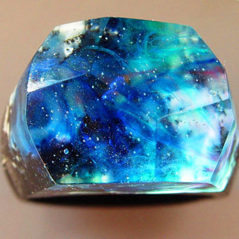 Quanta - Northern Lights Resin Ring | Bowlift