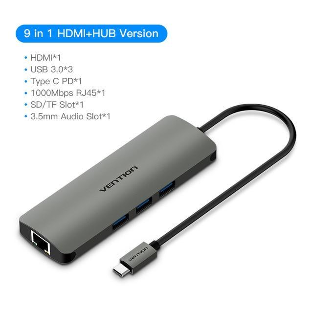 BowLift | Universal USB Hub Type C