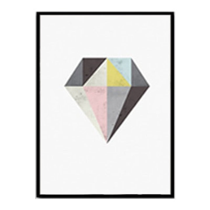 Modern Nordic Poster - Canvas Wall Art Painting | Bowlift