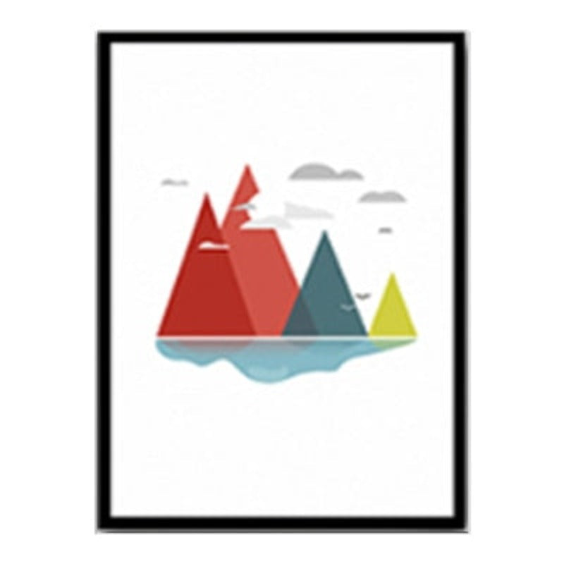 Modern Nordic Poster - Canvas Wall Art Painting | Bowlift