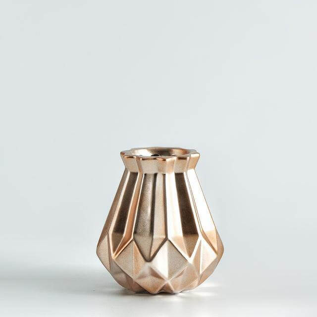BowLift | Modern Europe Brief Matt Diamond Porcelain Ceramic Vase