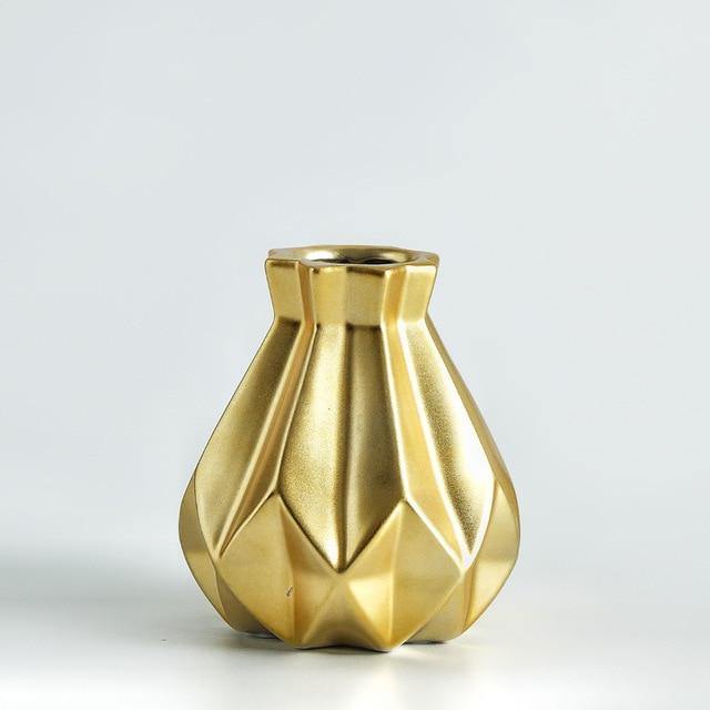 BowLift | Modern Europe Brief Matt Diamond Porcelain Ceramic Vase