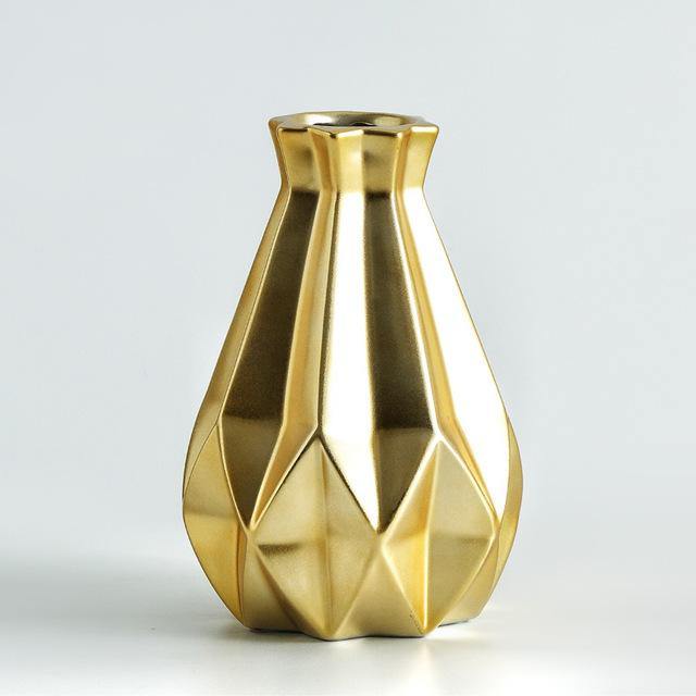 BowLift | Modern Europe Brief Matt Diamond Porcelain Ceramic Vase