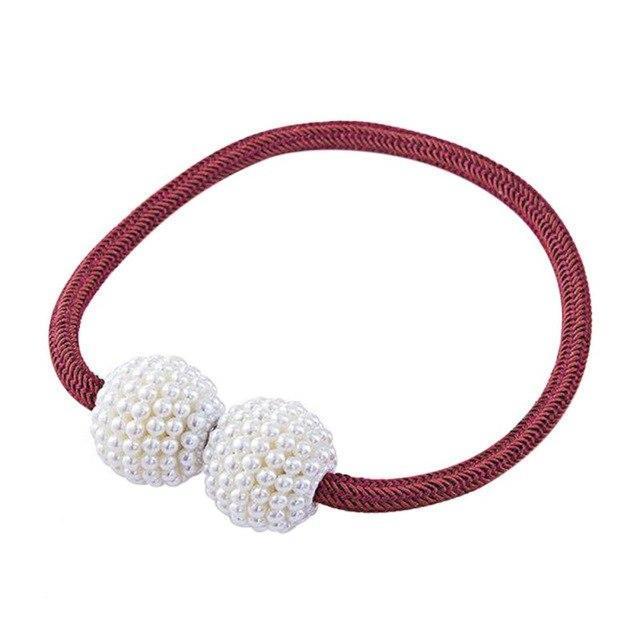 BowLift | Magnetic Curtain Tiebacks Pearl Beads