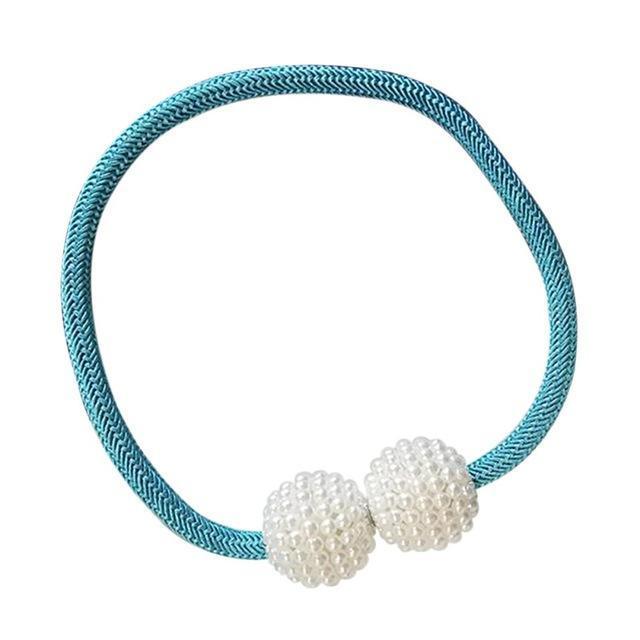 BowLift | Magnetic Curtain Tiebacks Pearl Beads