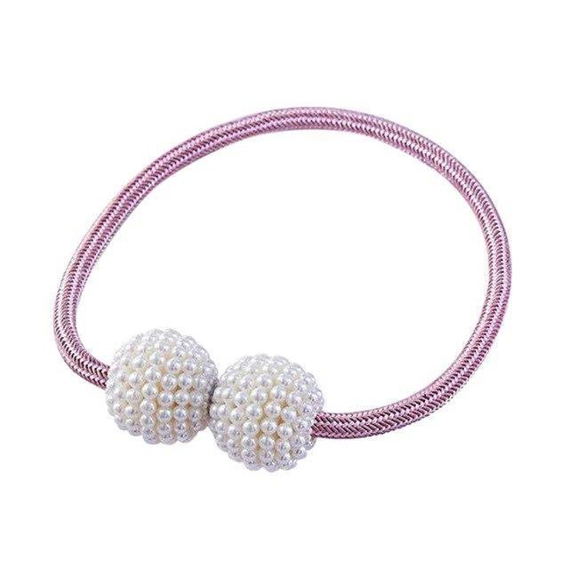 BowLift | Magnetic Curtain Tiebacks Pearl Beads